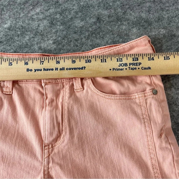 Pilcro and the Letterpress Jeans Womens 27 Anthropologie Stet Peach Cropped - Picture 11 of 14